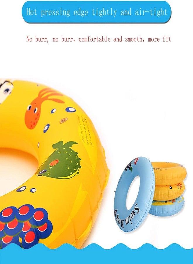 KidsZeeNie® Inflatable Swimming Rings Floater for Kids & Adult| Large Blow-Up Swim Circle Float for Summer Fun| Easy-to-Inflate Floating Tube for Pool Party, Lake, Beach (Multicolor 70 CM) - Image 4